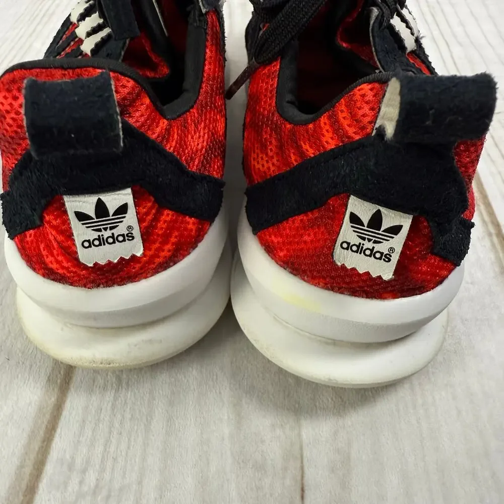 Adidas‎ SL Loop Runner Red Black White Stripe Athletic Sneakers Size 5.5